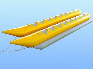 Rent Plato PVC Tarpaulin Water Rider Banana Inflatable Boat With Double Tube
