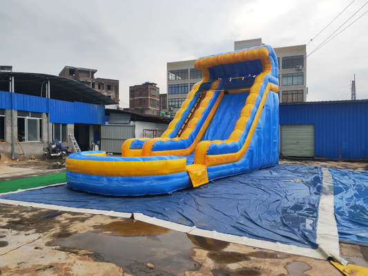 0.55mm PVC Inflatable Water Slide Blow Up Jumping Slide