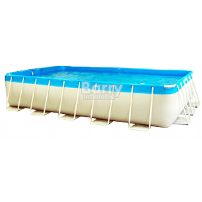 EN71 Metal Frame Swimming Pool 0.9mm PVC For Summer Amusement Park