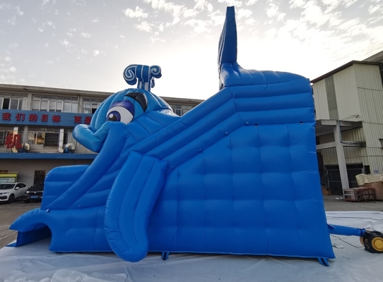 Commercial Inflatable Water Slides Whale Design Home Backyard
