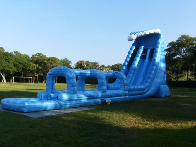 long water slide for backyard