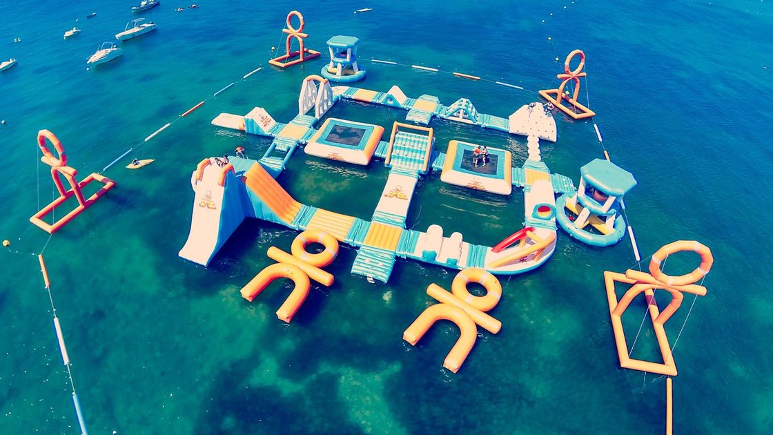 wake park inflatable