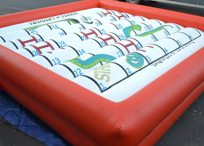 Amazing Inflatable Outdoor Games Snakes And Ladders Playing With Foam Dice