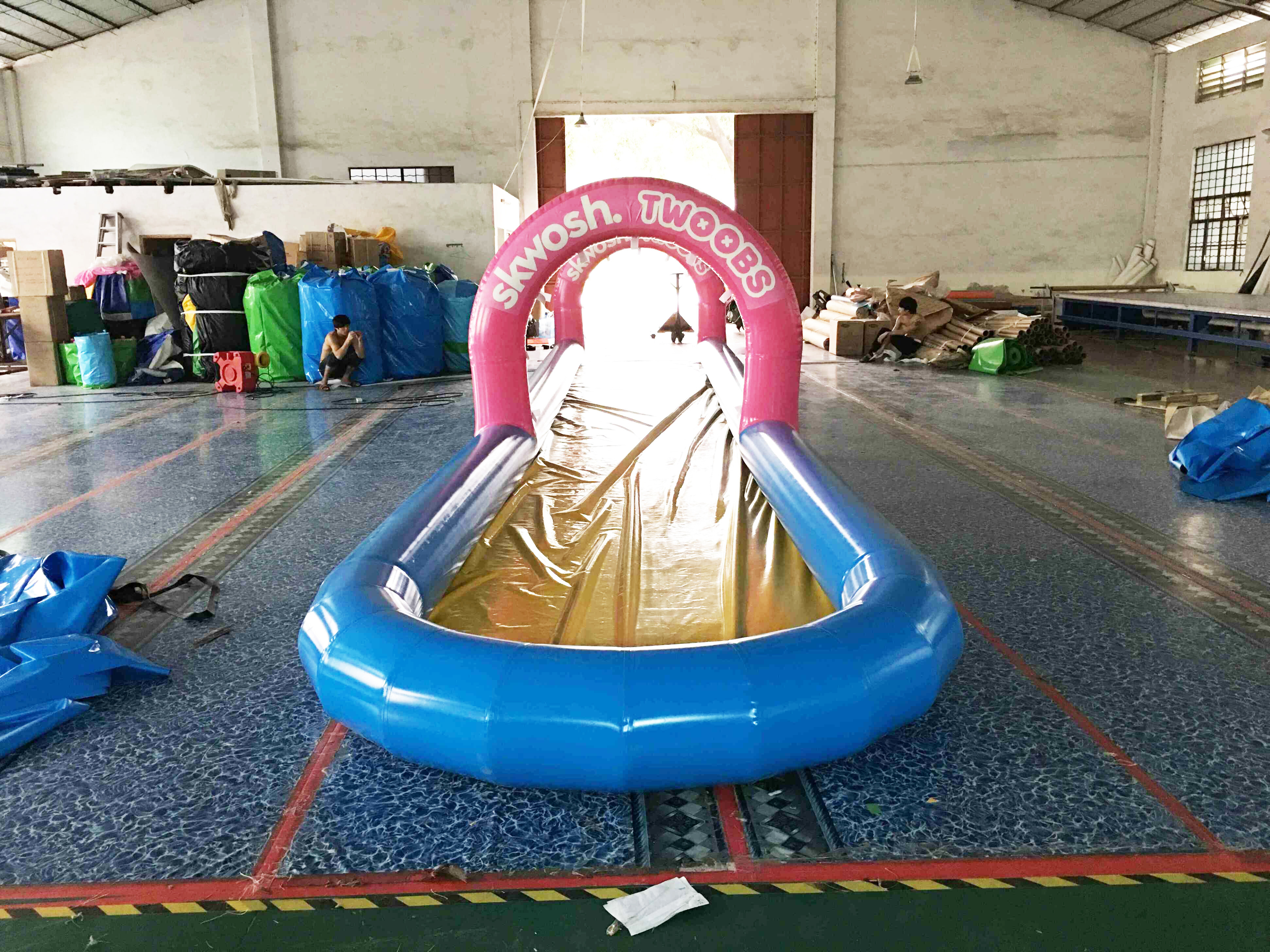 Air Sealed Mini Inflatable Slide For Backyard , Inflatable ...