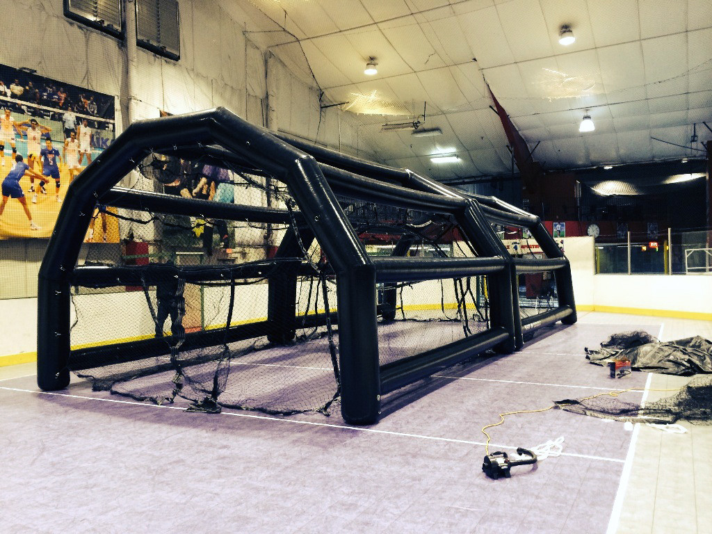 Durable PVC Outdoor Inflatable Tent / Baseball Inflatable Batting Cages