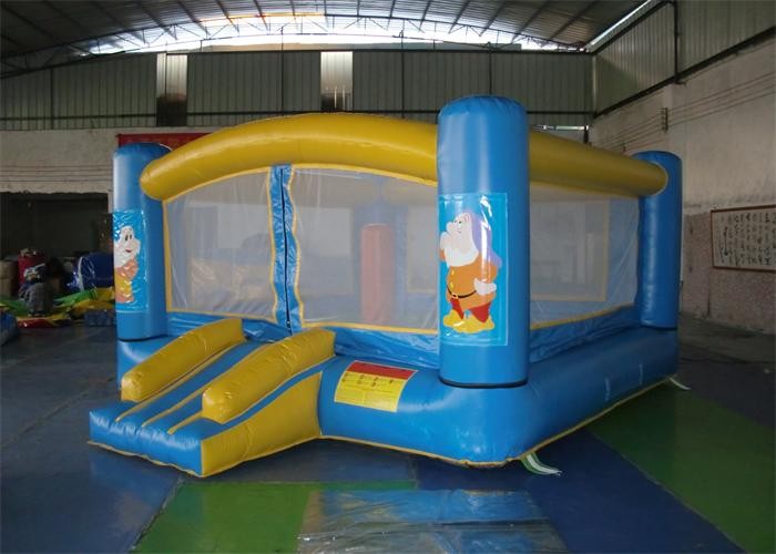 Blue Color Inflatable Bouncer , Mini Inflatable Body Bouncers For Kid