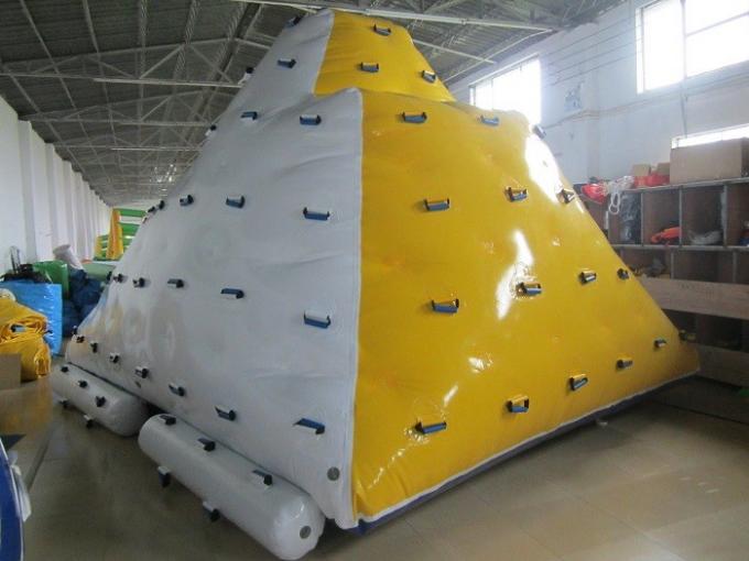 Crazy Inflatable Water Toys Inflatable Iceberg / Icetower For Floating