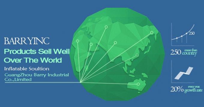 Fire Retarded Trade Show Inflatable Tent With Tunnels 1