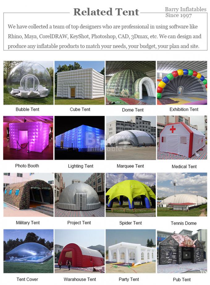Easy Up Inflatable Car Wash Tent Air Unsealed Auto Shelter Tent 4