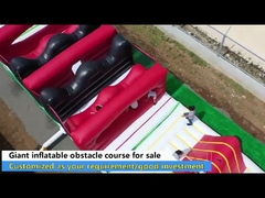 Giant inflatable obstacle course insane 5k course