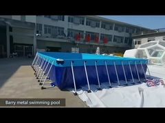 Large Water Park PVC Swimming pool Outdoor Indoor  Steel Frame Pool