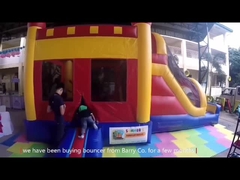 0.55Mm Pvc Bouncy Castle Bounce House with Slide Factory