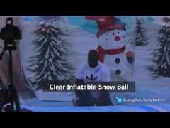China Factory Outdoor Christmas Yard Decoration Giant Inflatable Snow Globe
