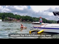 Inflatable Non-Slip Pets Foldable Pup Plank Pet Ramp Floating On Water Dock Platform For Pet