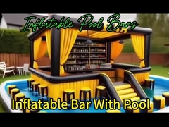 High quality inflatable floating pool bar inflatable pool bar  for backyard