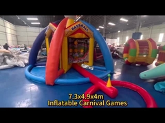Large World Of Sports Inflatable Carnival Games 3/4/5 In 1 Outdoor Inflatable Games