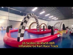 Custom Commercial Inflatable Go Kart Race Track Inflatable Bumper Car Arena