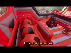 Commercial Children Indoor Playground Set Inflatable Theme Park With Sport Game