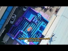 Commercial Outdoor Playground Games Park Bounce House Inflatable Theme Park For Adults Kids