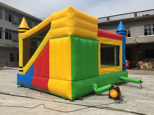 Indoor Outdoor Party Inflatable Castle Combo With Slide Kids Jumping Bouncer