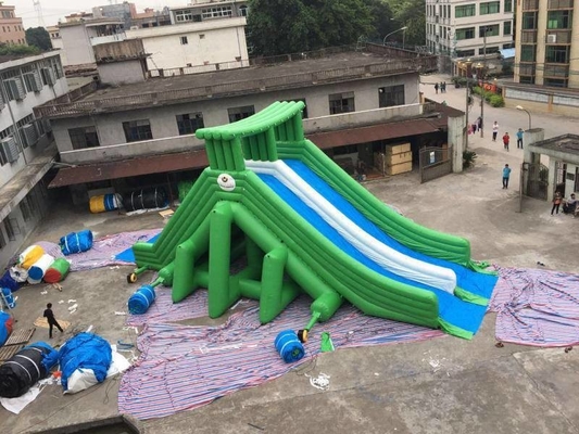 Multicolor Inflatable Water Slides Bouncer Blow Up Castle Combo