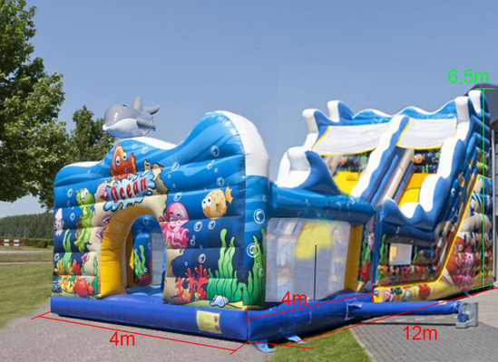 ODM Outdoor Jump Inflatable Slide Bouncer Pvc Bouncy Castle