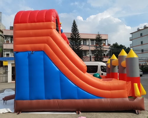 5mLX5mWX6mH Inflatable Jumping Bouncing Castles Rocket Slide For Children Party