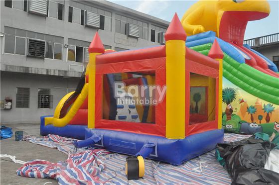 Tarpaulin Inflatable Jumping Castle Bounce Combo Slide For Toddler