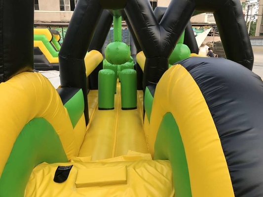 PVC Tarpaulin Portable Inflatable Obstacle Course For Events Obstacle Race Adult