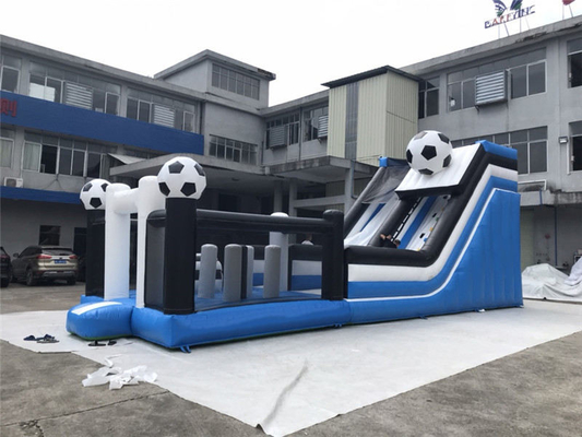 Tarpaulin Inflatable Combo Slide Sports Obstacle Bounce House For Adults And Kids