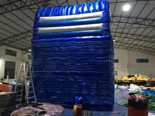 PVC Commercial Amusement Inflatable Water Slides With Pool