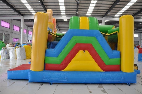 Clown Theme Inflatable Jumping Castle Slide Inflatable Bouncer Castle