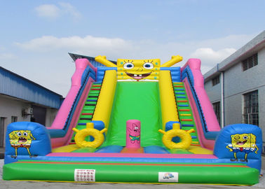 Spongebob Squarepants Lovely Huge Inflatable Slide Convenient Use