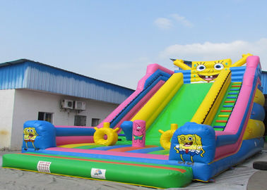 Spongebob Squarepants Lovely Huge Inflatable Slide Convenient Use