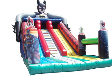 Batman Dry Outdoor Inflatable Slide Durable 0.55 PVC Tarpaulin For Childs