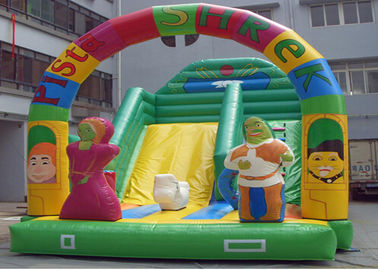 Pista Shrek Commercial Inflatable Slide With Durable Plato PVC Tarpaulin