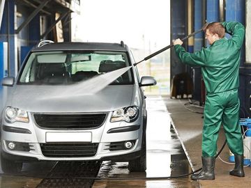 Durable Inflatable Car Wash Mat Easy Set Up With CE / UL Blower