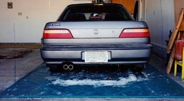 Car Wash Garage Containment Mats And Water Reclamation System 20 Ft  X 10 Ft