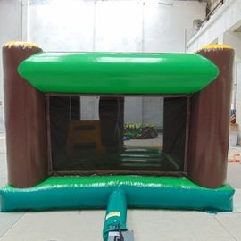 Commercial Jungle Inflatable Combo 2 In 1 Combo Bounce House With Side