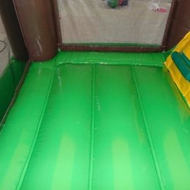 Commercial Jungle Inflatable Combo 2 In 1 Combo Bounce House With Side