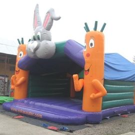 Rabit Head Kids Large Bouncy Castle Funny 7.7m x 7.2m x 5.96m