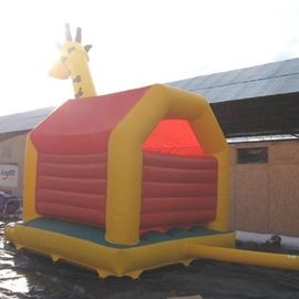 Commercial Jump Bouncy Castle Giraffe A Frame EN14960 0.55MM PVC