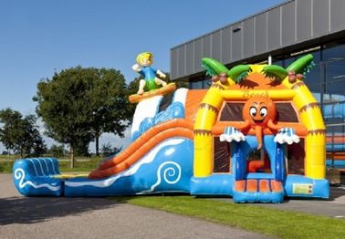 0.55mm PVC Beach Super Bouncer Slide Combo Medium With Pool