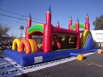 Pinnacles Inflatable Obstacle Course Comercial Ertical Rush Obstacle Course