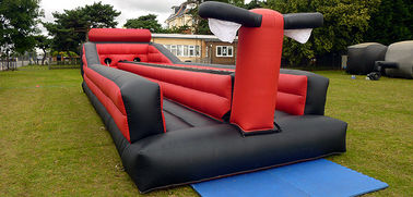 2 Lane Inflatable Bungee Run Race Outdoor Inflatable Games For Competition