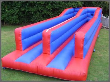 PVC Tarpaulin Bungee Run Inflatable Party Games For Fantastic Family Funday