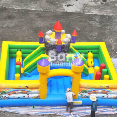 Animal Theme Inflatable Bouncy Castle With Slide 5*5*3m Toddler Bounce House