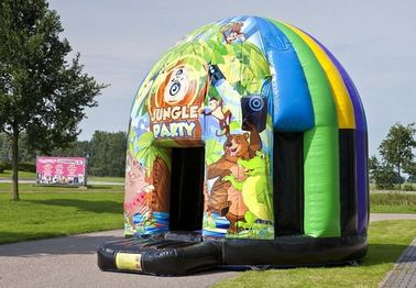 Disco 14.7FT Jungle Bouncer,Animal Theme For Rental Event