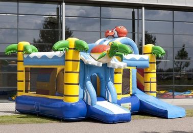 Schildpad Air Inflatable Combo Bouncers / PVC Tarpaulin Bounce House Combo