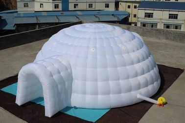 Double Layer Inflatable Tent , Waterproof PVC Inflatable Camping Tent for Outdoor